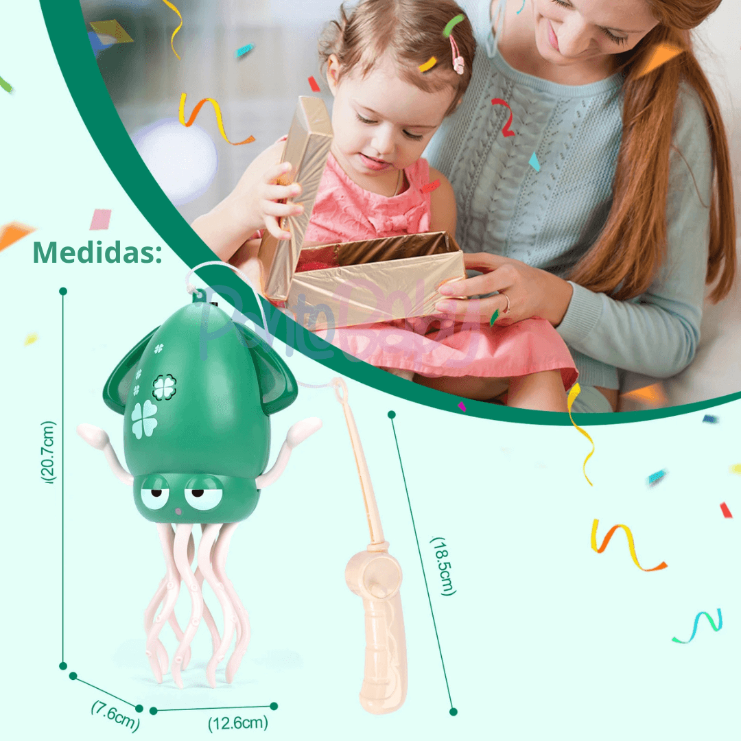 OctoFun™-Polvo Divertido,dança e rasteja