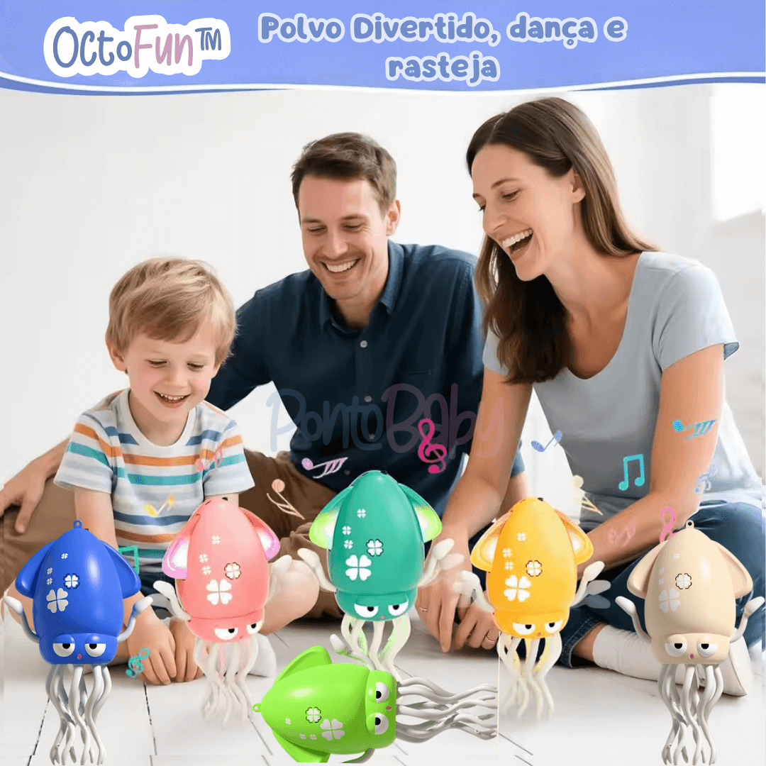 OctoFun™-Polvo Divertido,dança e rasteja