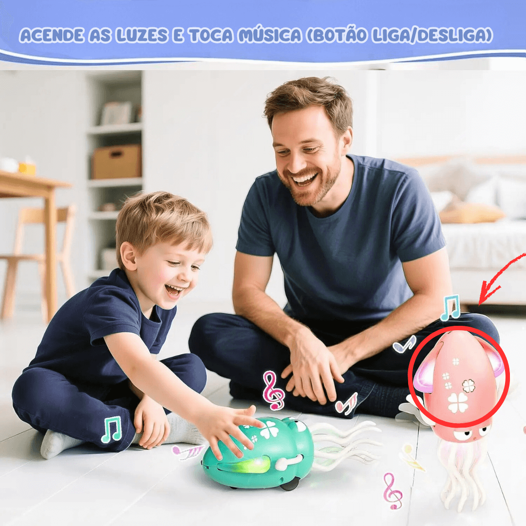 OctoFun™-Polvo Divertido,dança e rasteja