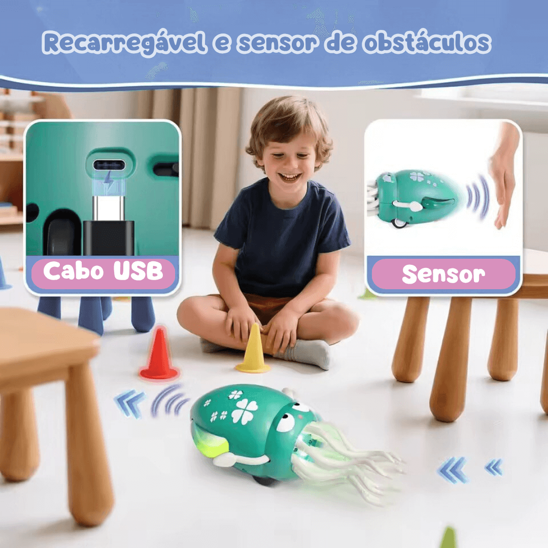 OctoFun™-Polvo Divertido,dança e rasteja