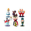 Kit 6 Bonecos Alice no país das maravilhas