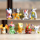 Kit 9 Bonecos Digimon