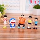 Kit 5 Bonecos Colecionáveis Doraemon - O Gato Cósmico
