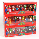 Kit 6 Bonecos Super Mario e sua turma